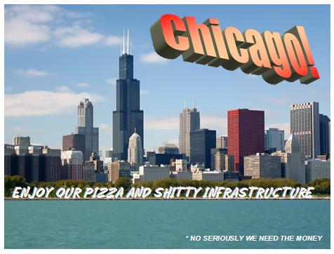 Chicago Infrastructure Postcard